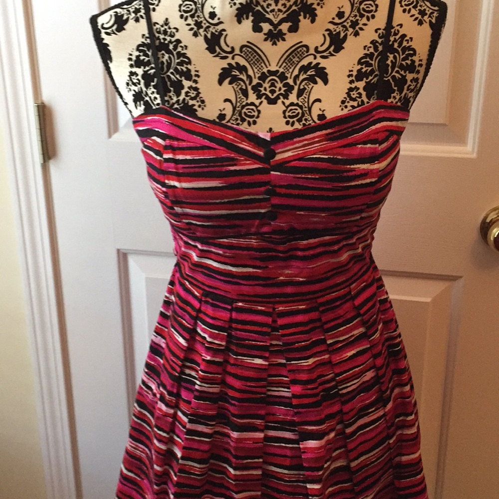 Mini spaghetti strap plaid dress